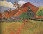 Paul Gauguin Tahitian Landscape France oil painting artist
